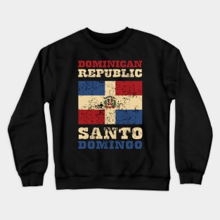 Flag of Dominican Republic Crewneck Sweatshirt